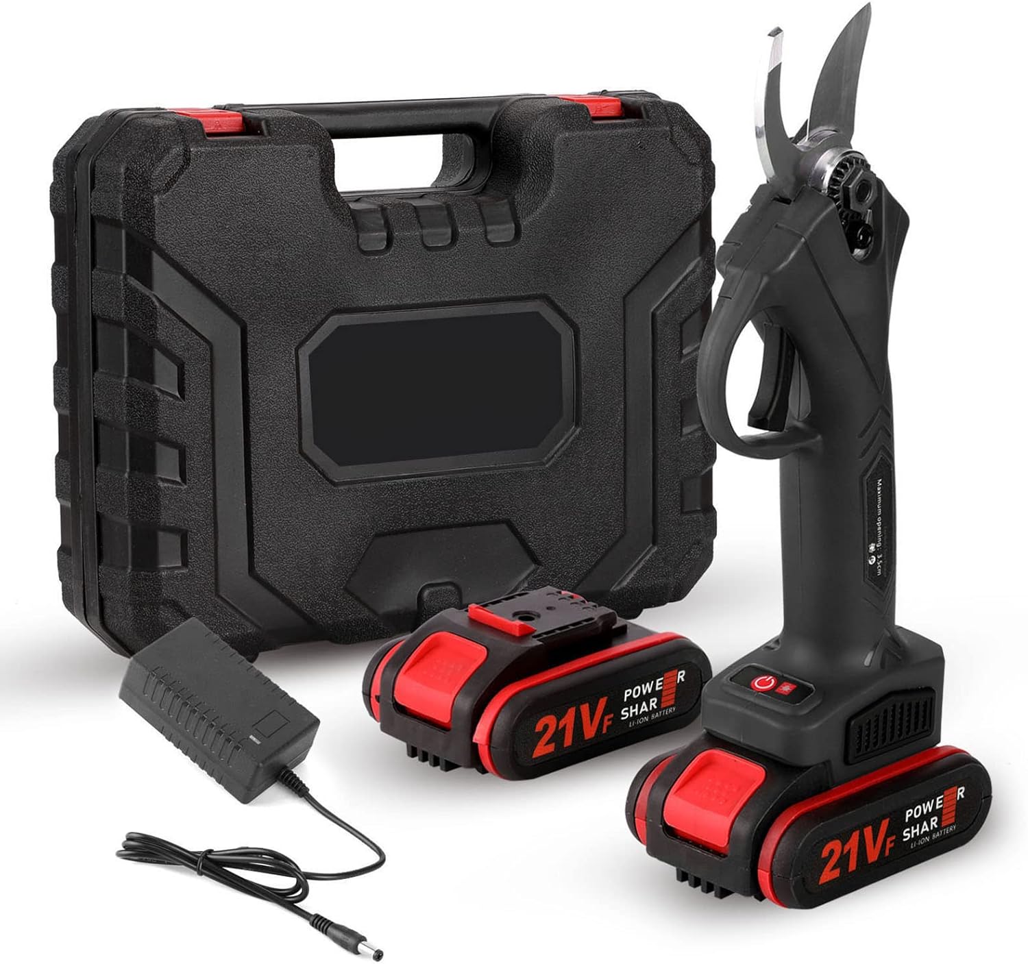 Electric Pruning Shears Cordless Electric Pruning Shear Rechargeable Battery Electric Scissors Tree Bonsai Pruning Branches Cutter Landscaping Tool