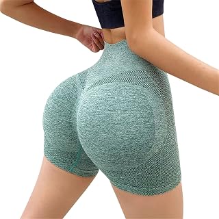 Shorts Womens Gym Tummy Control Workout Quick Dry Biker Shorts Casual Stretchy Comfy Yoga Tights with Pockets