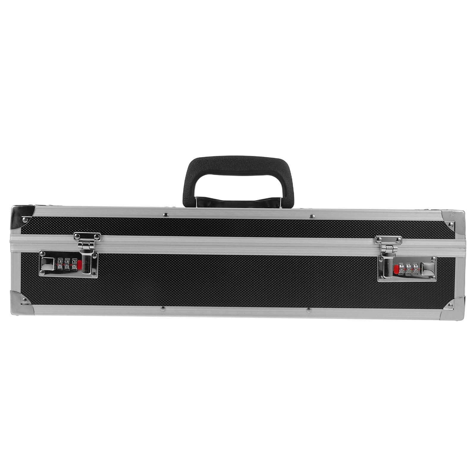 YARNOW Kompakter Messerorganizer aus Aluminiumlegierung mit 8 Slots und doppeltem Zahlenschloss – Aufbewahrungskoffer für Küchenmesser und Kochutensilien – Ideal für Camping und