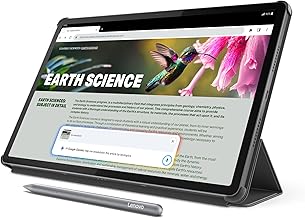 Lenovo Idea Tab Pro con Google Gemini - Tablet estudiante - Pantalla LCD 3K de 12.7" - Memoria de 8 GB - Almacenamiento de 128 GB - MediaTek Dimensity 8300 - Incluye lápiz y funda tipo folio