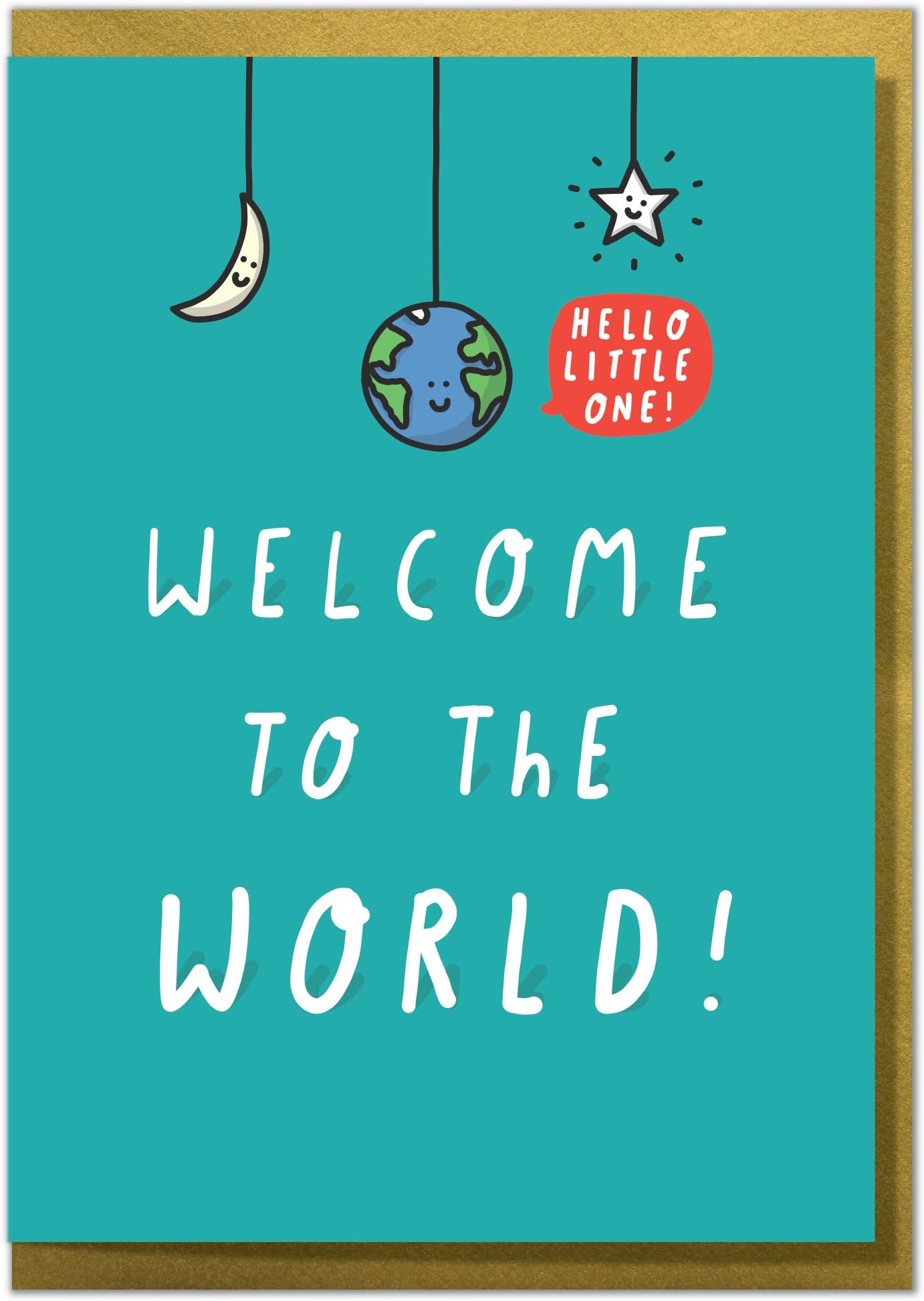 Welcome to The World! Cute New Baby Card