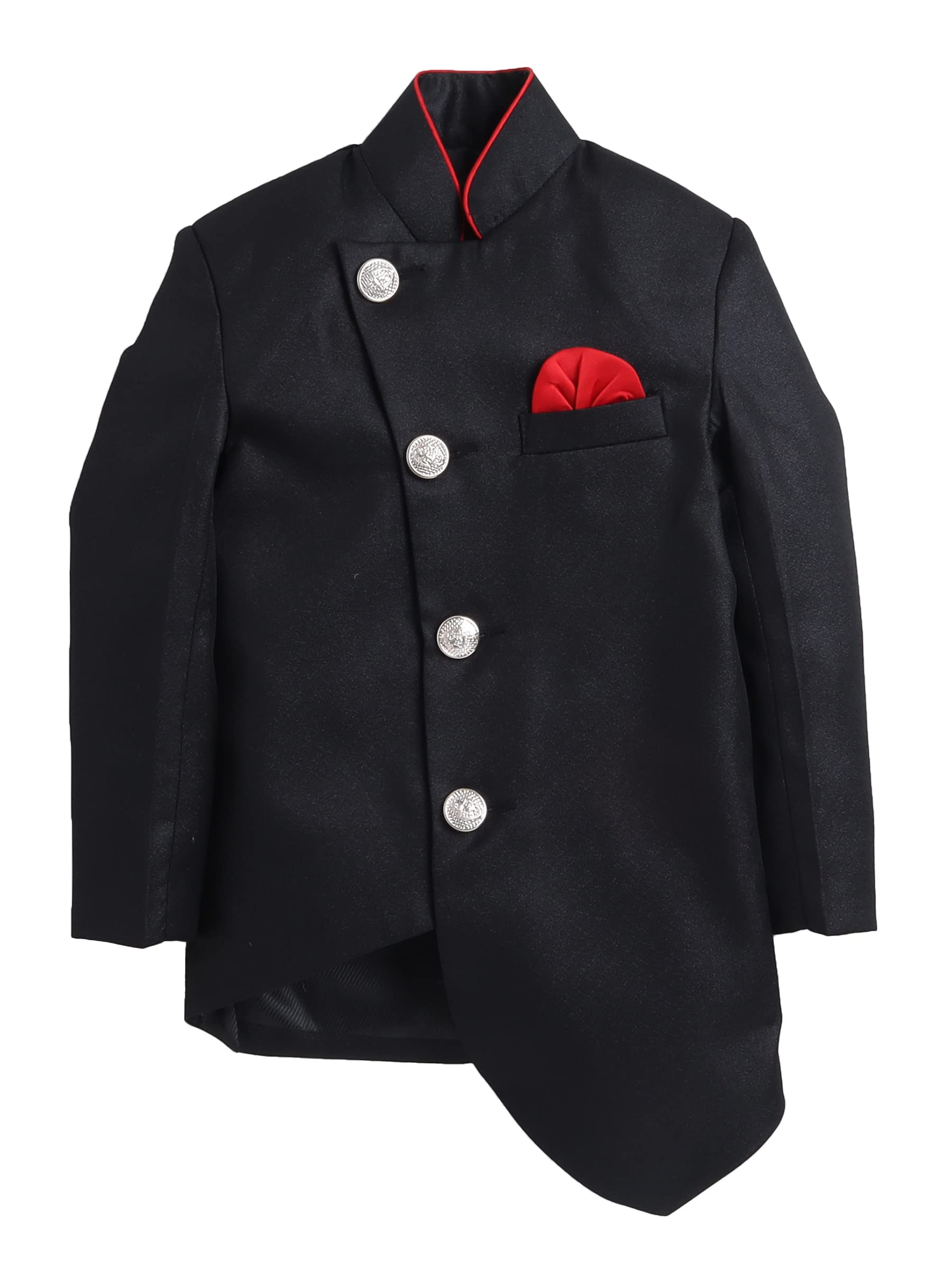Jeetethnics Boys Black Jodhpuri Coat with Trousers (7501AMH)