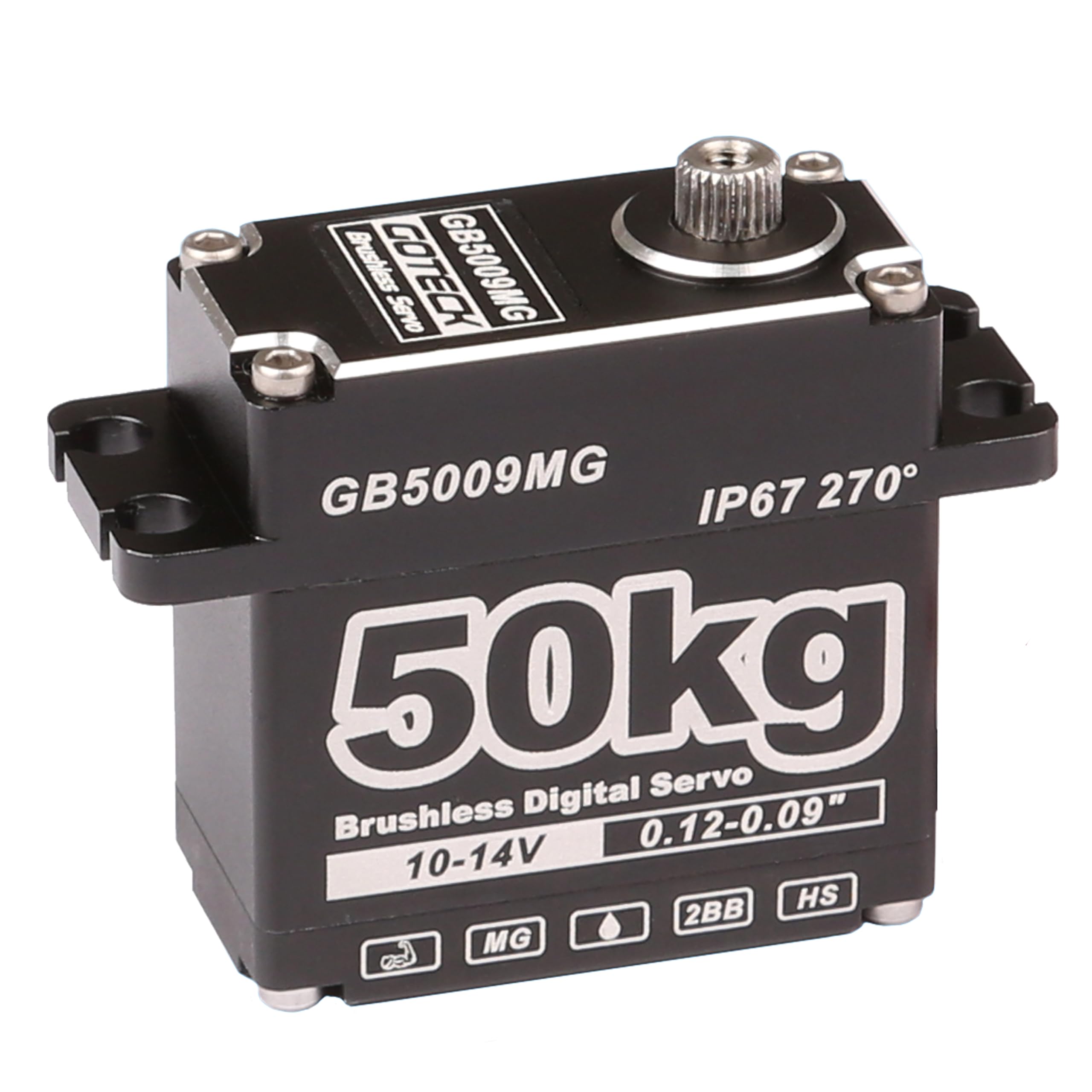 Amazon.com: GOTECK 50KG Brushless Digital Servo,High Voltage 14V
