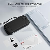 Vista 7 de ECHTPower Accessories Bundle for Nintendo Switch 2, Switch 2 Carrying Case, Silicone Protective Cover, 2 Piece HD Screen Protector, Durable