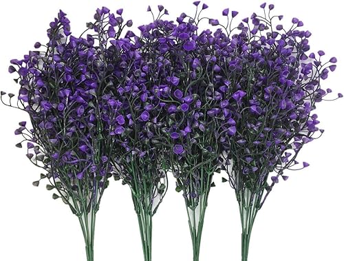 Vista 24 de Cattree - Arbustos artificiales, hierba de plástico, plantas artificiales para boda, interior, exterior, hogar, jardín, terraza, cocina, oficina