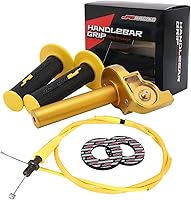 Vista 1 de JFG RACING Conjunto de Acelerador para Motocicleta, 7/8" 22mm Puños de Acelerador de Giro Rápido Con Cable de Acelerador Aleación de Aluminio