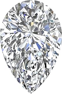 IGI Certified 1 to 5 Carat Loose Lab Grown Diamond, Pear Shape, E-F Color, VVS-VS Clarity, Real Diamond for Making Precious Fine Jewelry - Rings, Necklaces, Earrings