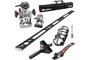 Trend Ultimate Door Installation Kit with 9ft AnyDoor Jig, T1 Plunge &...