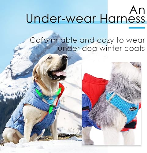 Miniatura 9 de ThinkPet Arnés de ventilación reflectante transpirable suave sin tirones para cachorros, chaleco de ventilación para cachorros pequeños y medianos