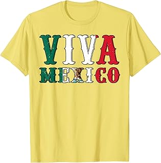 Viva Mexico-Shirt Independence Day Mexican Flag Women Men T-Shirt