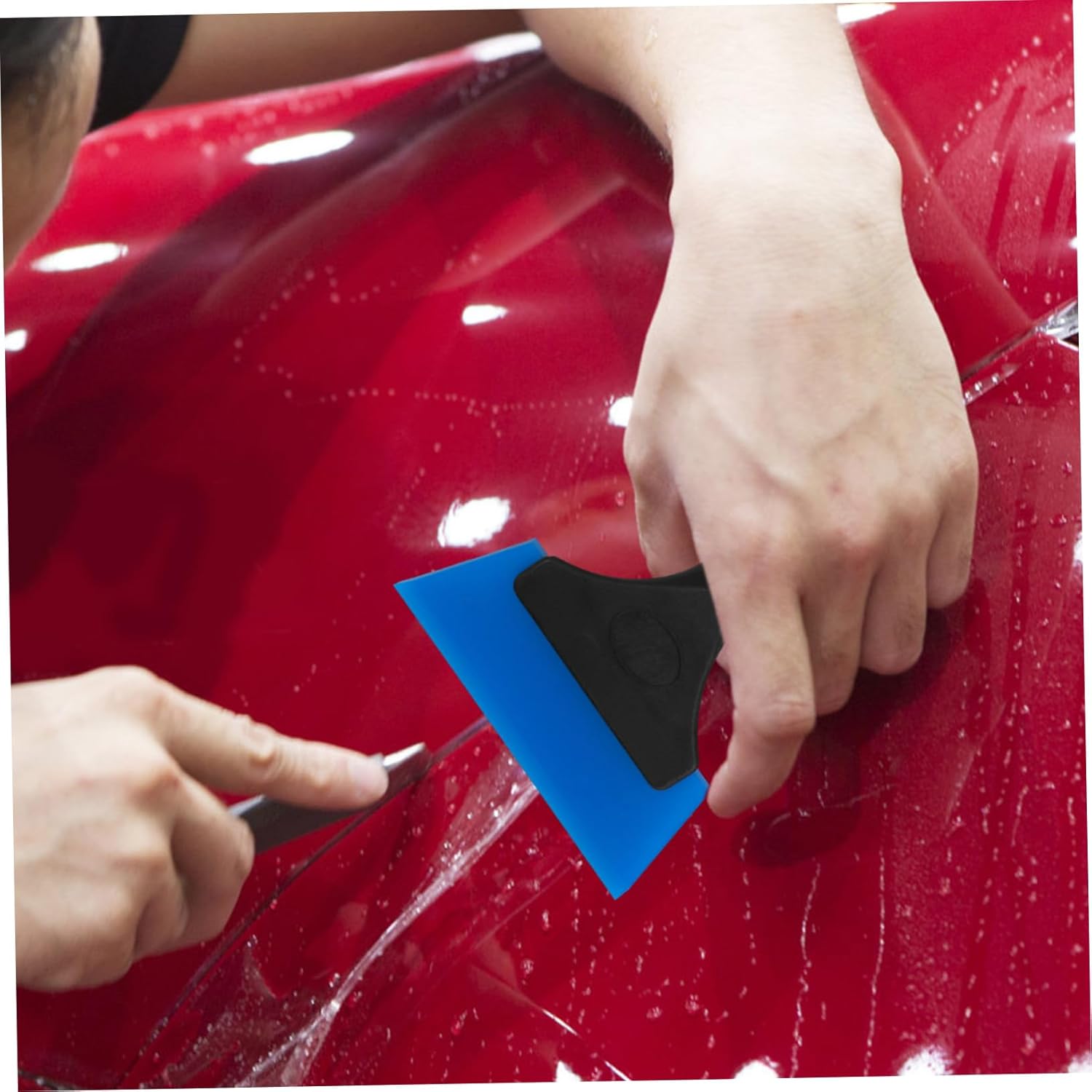 8pcs Auto Film Squeegee Set Vinyl Wrapping Tool for Car Window Tinting and Cleaning Ergonomic Handle Essential for Vehicle Film Application