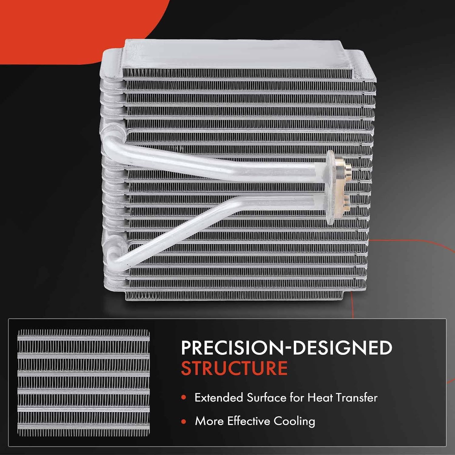 A-Premium Rear AC Evaporator Core Compatible with Kia Sedona 2002 2003 2004 2005, built from 05/20/2002