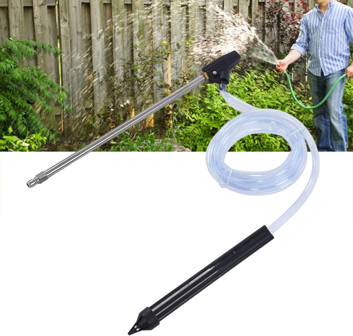 Sand Blaster Nozzle, High Pressure Washer Sandblasting Kit, Attachment Sandblasting Kit for Watering Gardens Lawns Grasslands