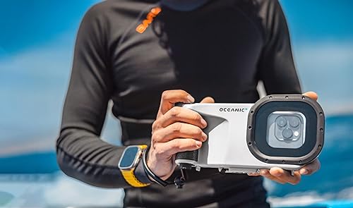 Miniatura 6 de OCEANIC + Vivienda de buceo  Utilice su iPhone como cámara submarina y computadora de buceo  Profundidad de hasta 196 pies  Impermeable  Ideal para