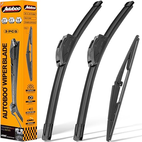 Miniatura 127 de AUTOBOO - Limpiaparabrisas de repuesto 26 + 20 pulgadas con limpiaparabrisas trasero de 12 pulgadas para BMW X3, X4, 2018, 2019, 2020, 2021, 2022