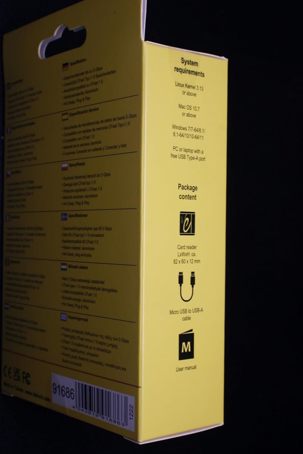 91686 USB 3.0 Card Reader > CFast 2.0