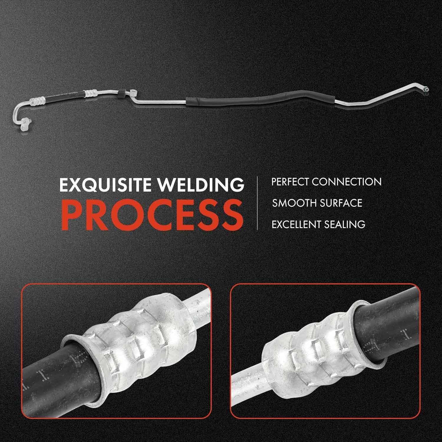A-Premium A/C Liquid Line Hose Assembly Compatible with Kia Optima, 2011 2012 2013, 2.4L, Condenser to Evap
