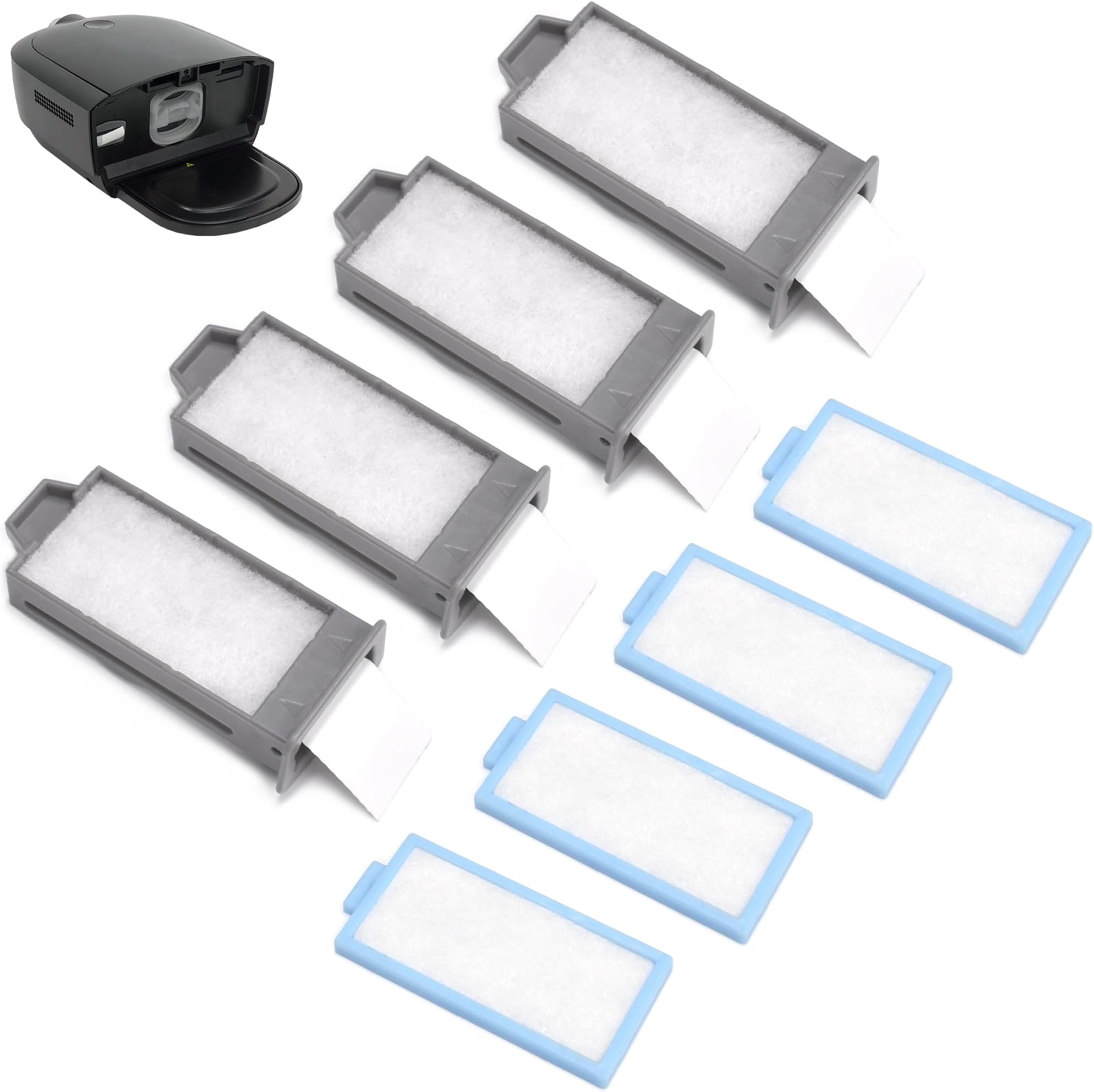 IBEET 24 Pieces CPAP Filters for Dreamstation 2, Filters for Dreamstation 2 Supplies, Include 4 Assembled Filters for Dreamstation 2 Filters, 8 Ultra-fine Filters, 8 Foam Filters