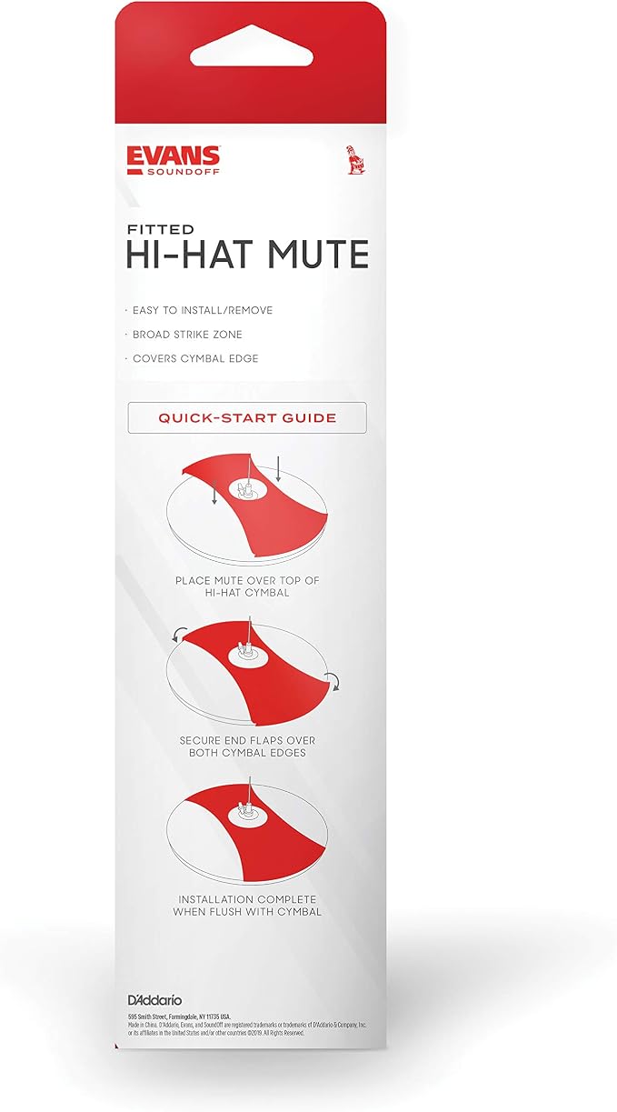 Evans SoundOff Hi-Hat Cymbal Mute 14 Inch miniatura 3