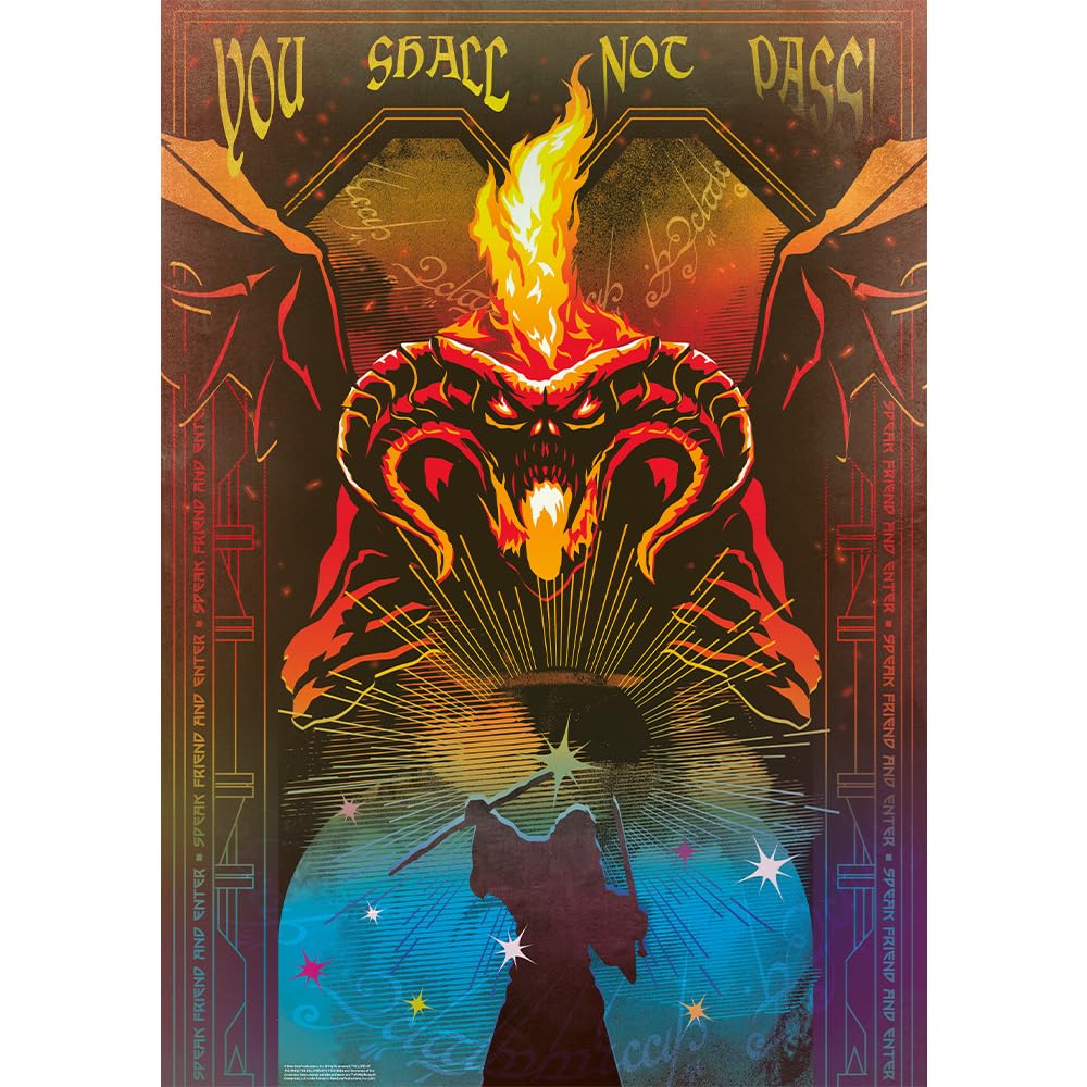 Trefl Premium Plus Quality - Puzzle Lord of the Rings - 1000 Elementów, Seria Układanek z Ulubionymi Bohaterami, dla Dorosłych i Dzieci od 14 lat