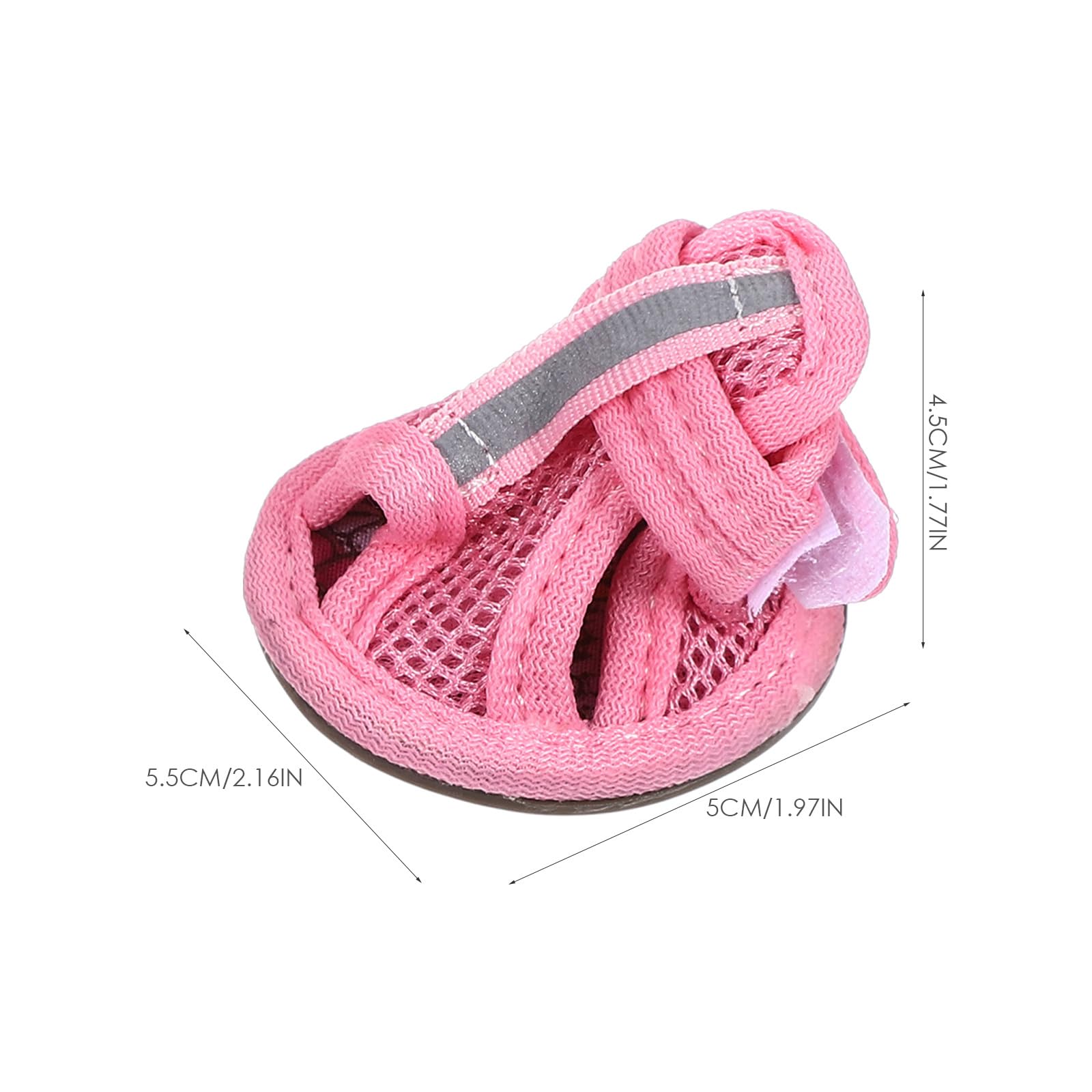 iplusmile Lot de 4 chaussures pour chien - Fournitures pour animaux de compagnie - Sandales pour animaux de compagnie