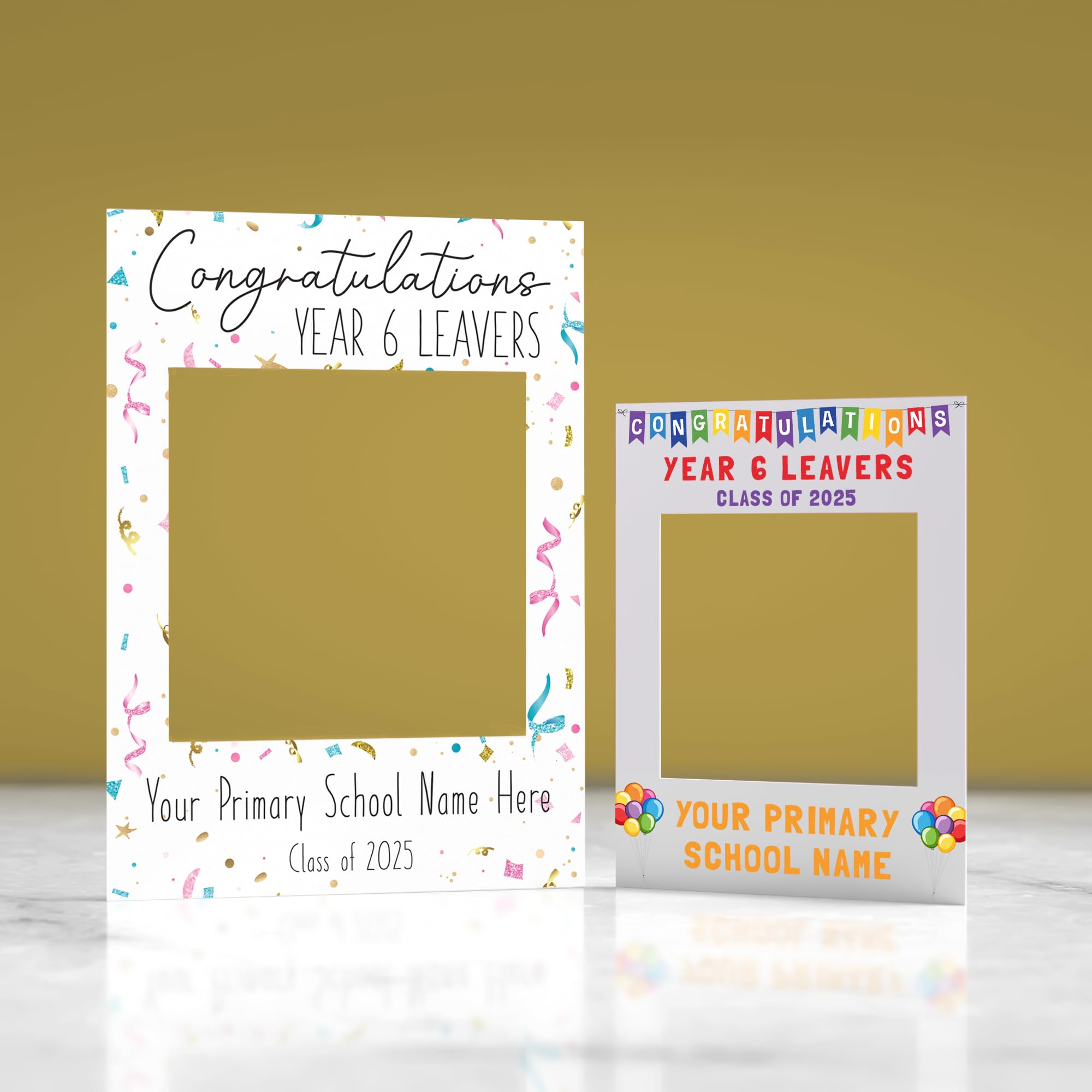 So Bespoke Customisable Selfie Frame Bespoke Primary School Leavers Year 6 Class Of 2025 Photobooth Prop