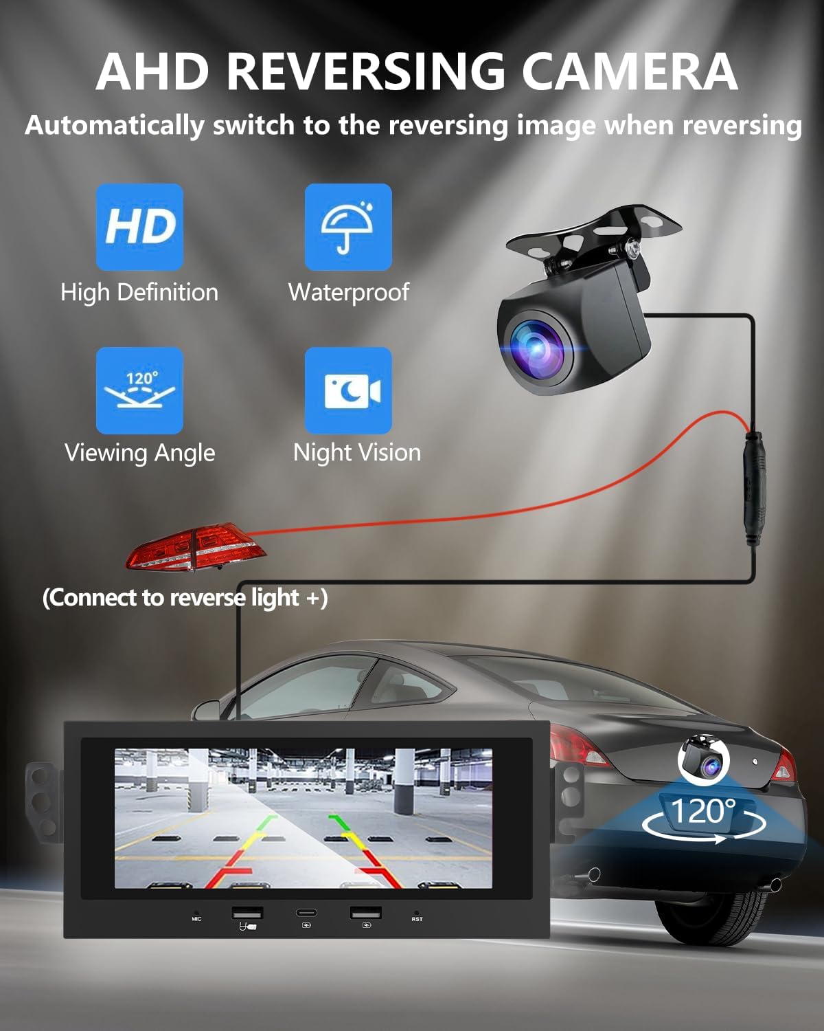 Car Radio [2G+64G] for Chevy Camaro Blazer S10 Cavalier Malibu Venture/GMC Jimmy Sonoma (1996-2002) with Wireless Android Auto/CarPlay, Car Stereo with FM/AHD Camera/Mic/GPS/USB Port/App Store