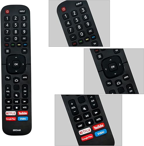 Miniatura 4 de ERF2A60 Control remoto para Hisense Smart 4K TV 65H9F 55H9F 55H8F 65H8F 50H8F 43H6570F 50H6570F 55H6570F 65H6570 55H9020F 55H9030F 55H9030F 55H900F