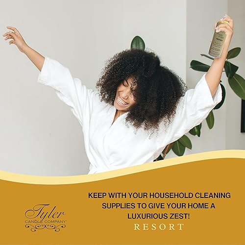 Miniatura 4 de Worldwide Nutrition Paquete de 2 artículos Tyler Candle Company Resort Scent Signature Fragrance Chambre Parfum - Ambientador de lujo en aerosol -