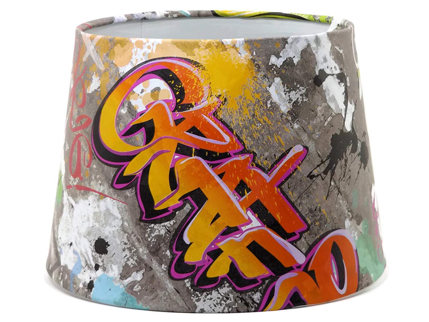 Graffiti Lampshade Ceiling Light Shades Lamp Boys Girls Kids Children's Grafitti Skate Park Skateboard Urban Hip Hop Themed Bedroom Room