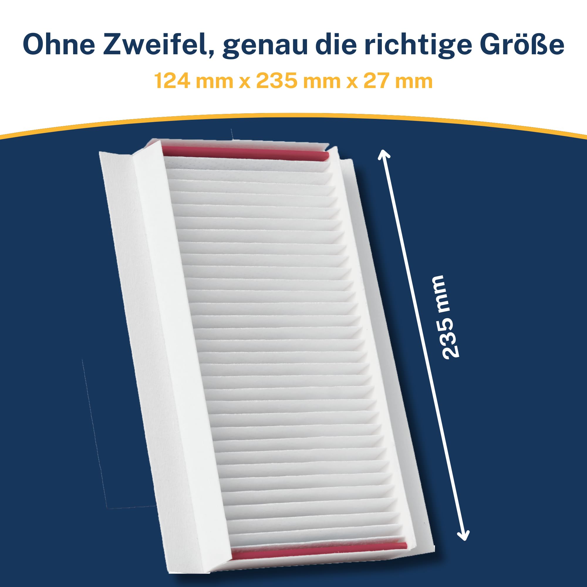Tops Filtro per Zehnder comfoair 180 | 2x set di filtri antipolline G4+F7
