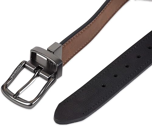 Miniatura 5 de Columbia Cinturón reversible 2 en 1 para niños - Correa clásica para uso escolar, casual y de vestir