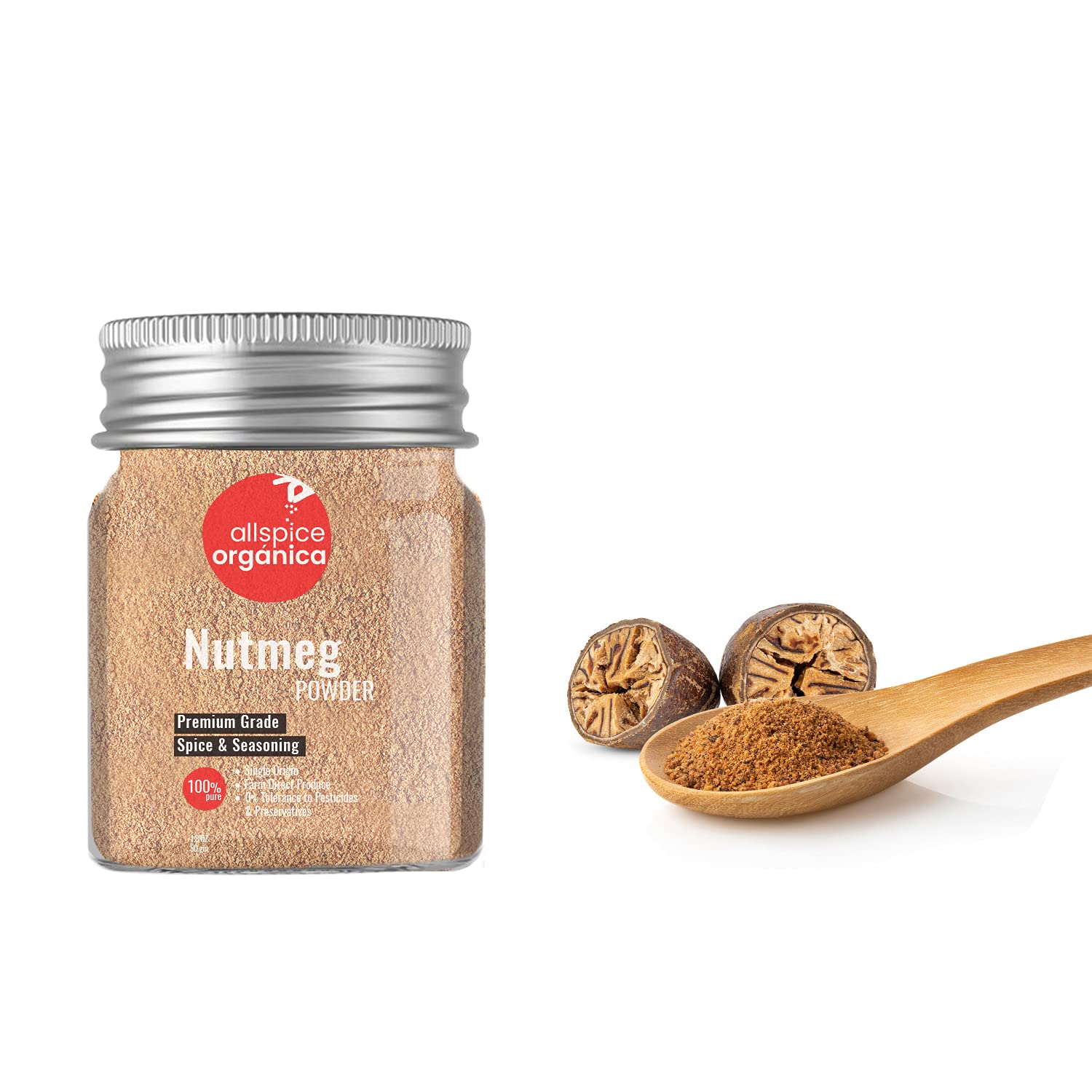 allspice organica - Travancore Nutmeg Powder - 50 gm (B09B2JWBBS) Amazon Price History, Amazon Price Tracker