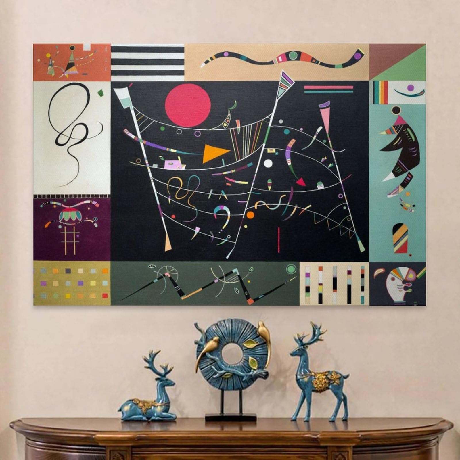 Amazon.co.jp: Kandinsky The Whole ポスター 1940 年にワシリー