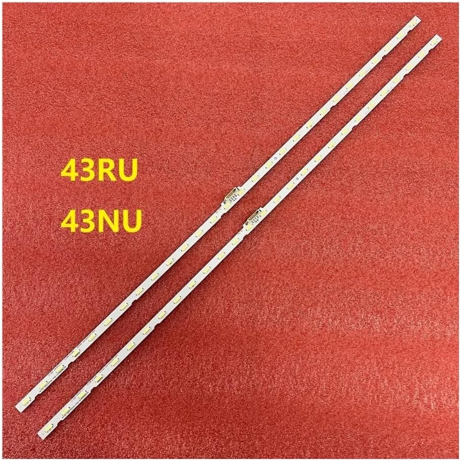 Backlight Strip Compatible with UE43NU7092U 7090U 7090S 7025K 7022K 7020W 7020K 6025K Spare Parts(2 PCS for 1 TV)