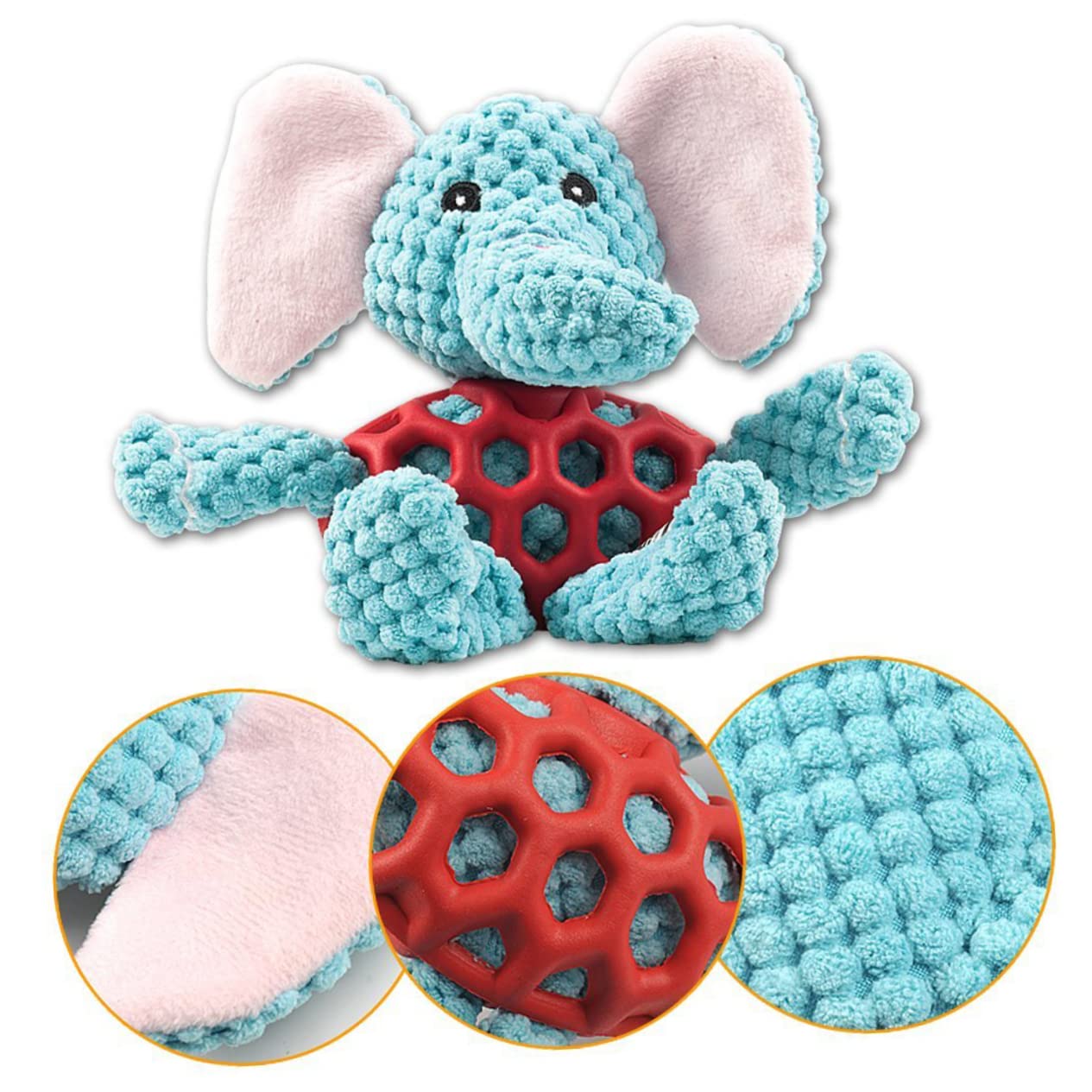SUPVOX 2piezas Juguete De Masticar para Perros De Peluche para Entrenamiento De Cachorros para Fortalecer La Relación y Diversión El Exterior