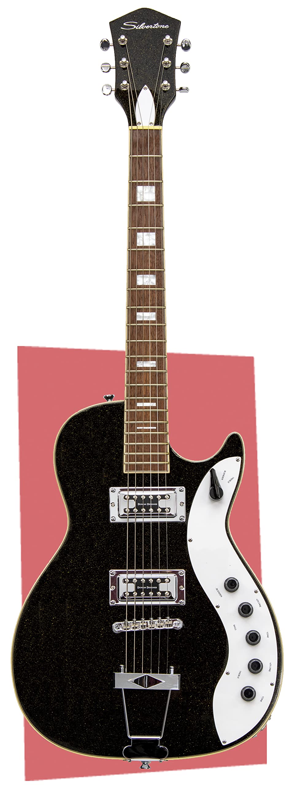 Silvertone6 String Solid-Body Electric Guitar, Right (1423BGF)