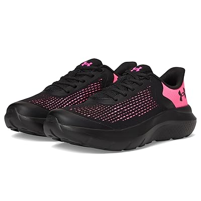 Under Armour Kids Pre School Rogue 4 Alternate Lace (Little Kid) Girls Shoes Black/Aero Pink/Aero Pink