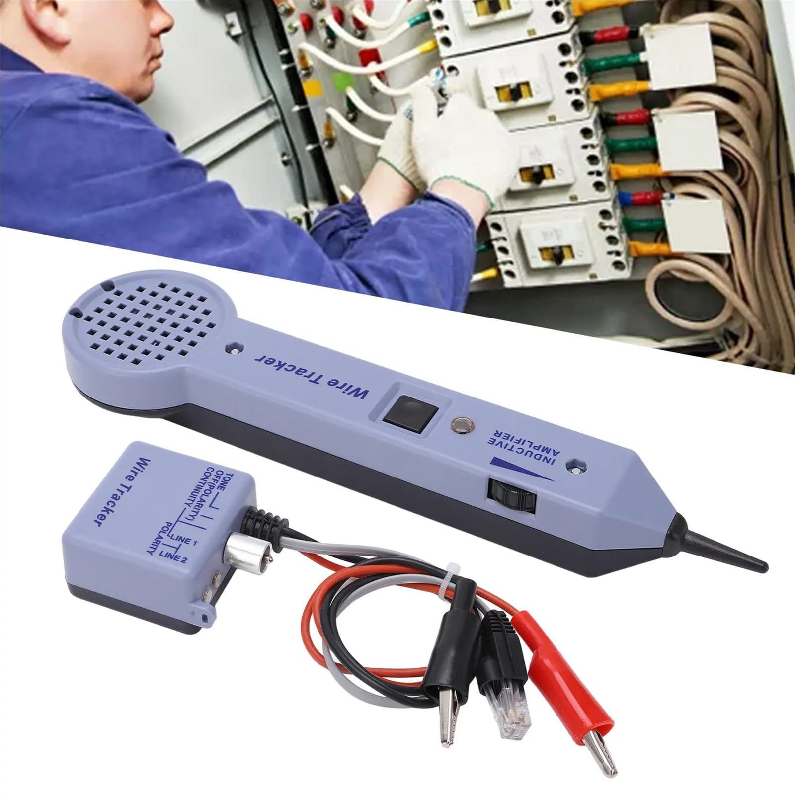 Netzwerkkabeltester, Netzwerkkabeltester, Tracing-Testkit Mit Tonerdetektor Für, Einstellbarer Induktionsverstärker,für Netzwerkkabel