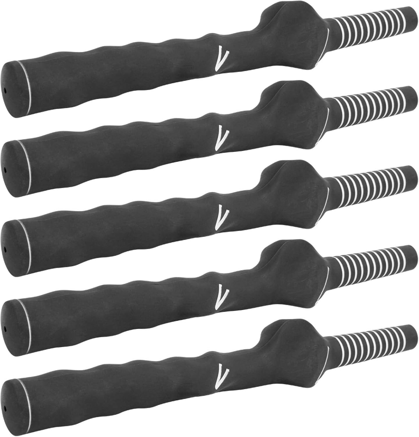 Hand Grip Trainer, Non-Slip Rubber Training Aids Alignment Sticks 5Pcs Set for Golfers, Fitness Enthusiasts, and Rehabilitation Therapy