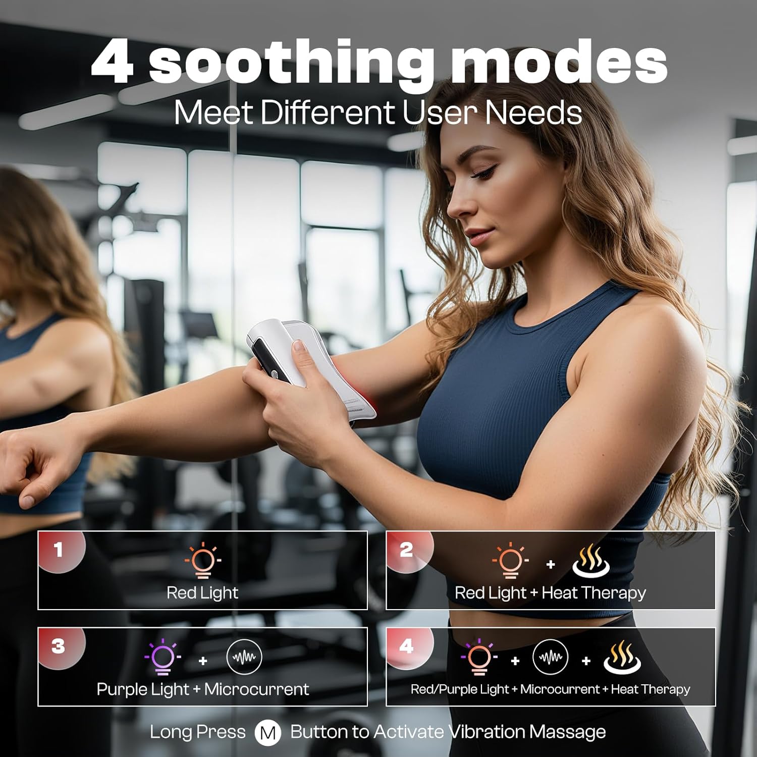 Muscle Scraper Tool Fit Face and Neck, Electric Guasha Tool for Face Relaxation & Skincare with Light-Care, Suitable Gifts for Woman Girlfriend and Wife - Image 2