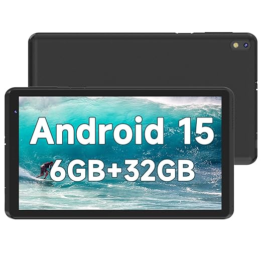 BYANDBY Tablet 7 inch Android 11.0 Tablet, 32GB ROM （128GB Expand）, Quad-Core, WiFi, GMS, Dual Camera, Educational, Games （Black）