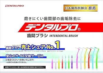 Amazon | 【Amazon.co.jp限定】 デンタルプロ 歯間ブラシ I字型