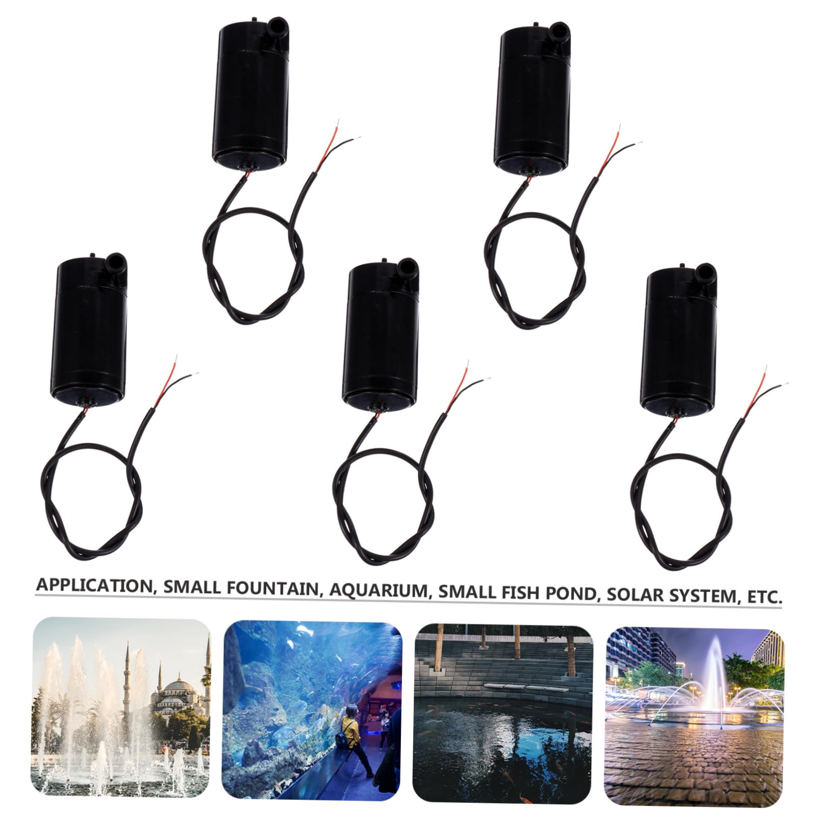 Sosoport 15stücke Mini Tauchpumpe Dc Für Aquarien Und Ultra-leise Kompakte Wasserpumpe Einfach Zu Reinigen Für Umgebungen