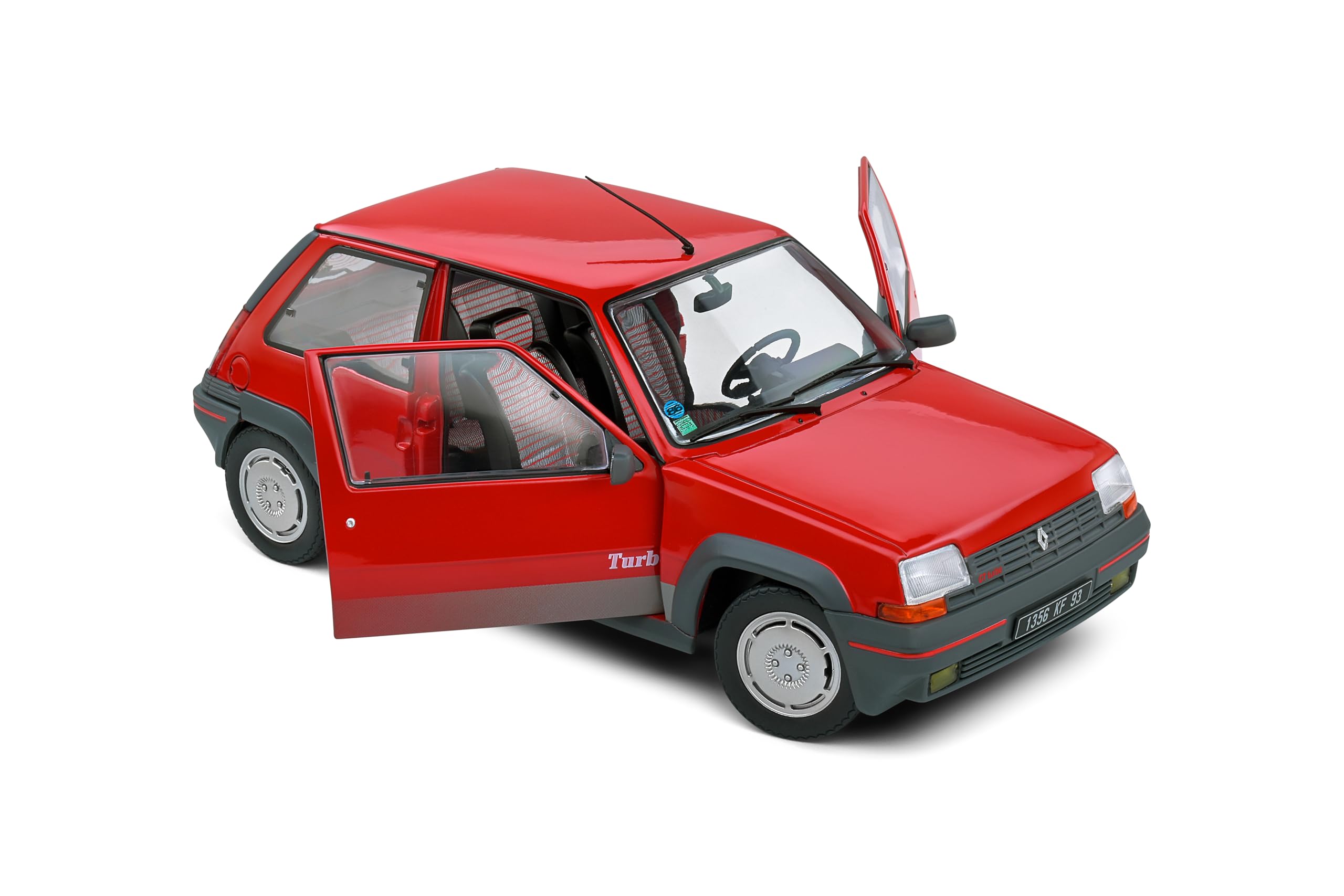 Amazon.com: Solido 1:18 Scale Diecast Renault 5 GT Turbo MK1 Red