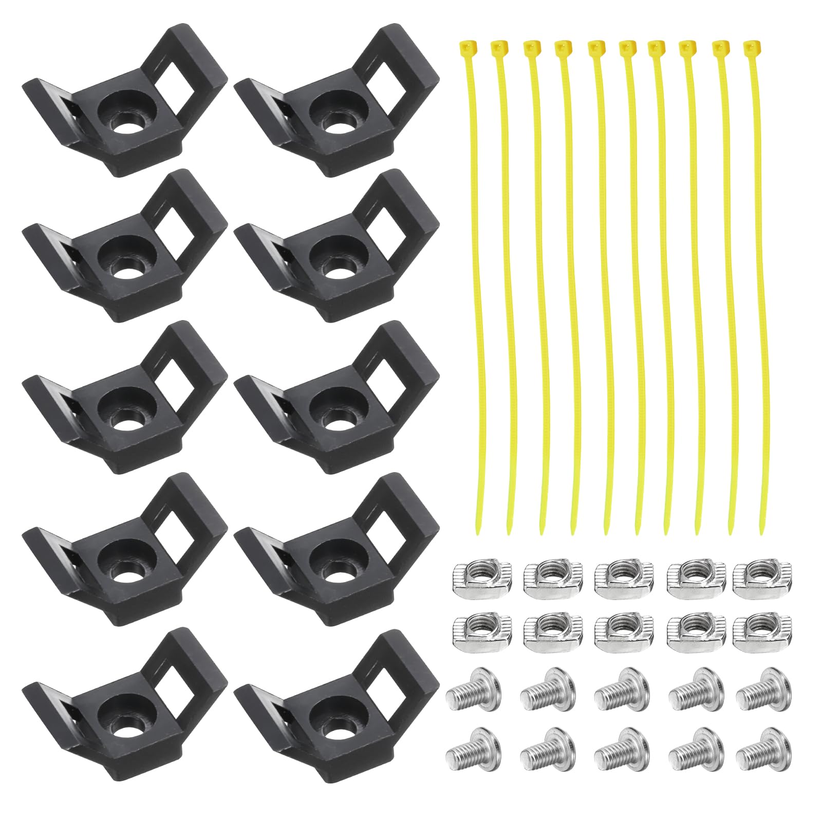 Amazon.com: MECCANIXITY 10Pcs Cable Zip Tie Base 5mm Hole Dia Y