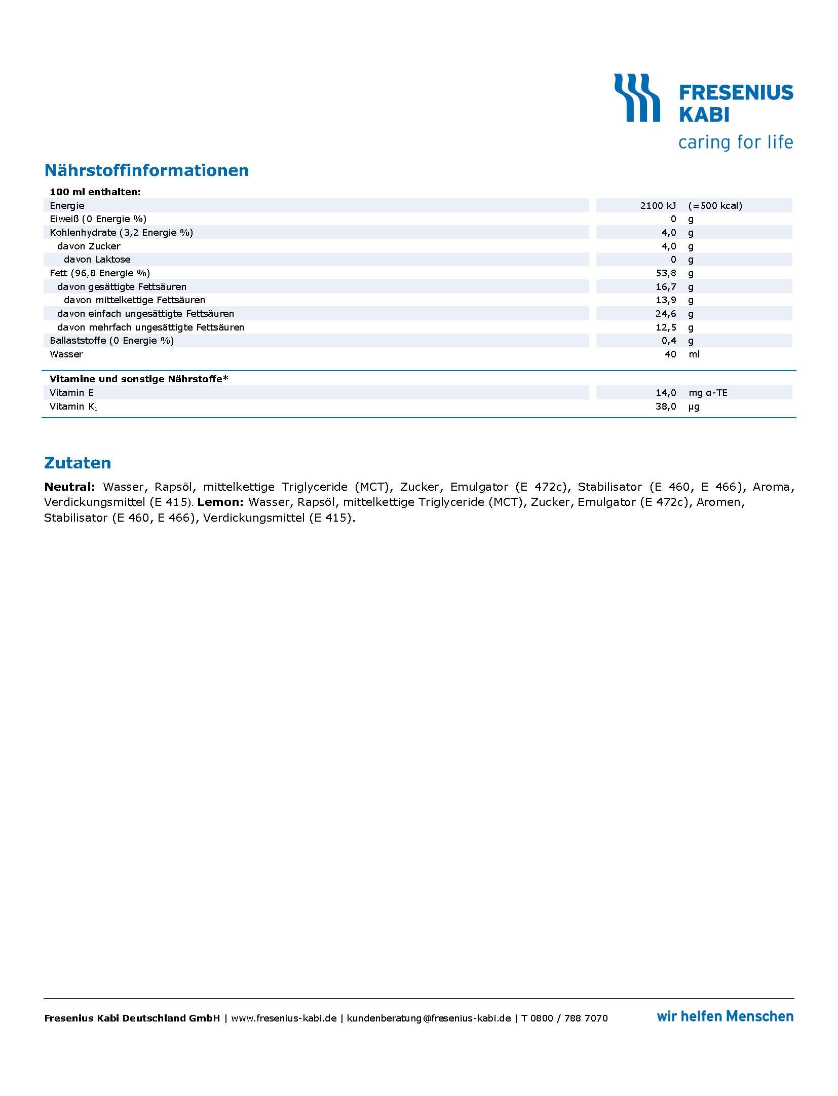 Fresubin® 5 kcal SHOT, 120 ml - hochkalorisch - geschmacksneutral - 24 Plastikflaschen