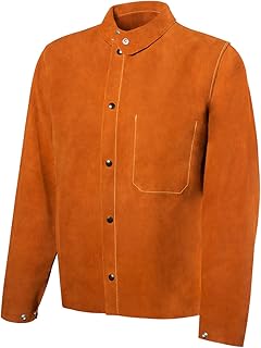 Steiner 1215-L 30-Inch Jacket, Domestic Brown Split Cowhide, Large