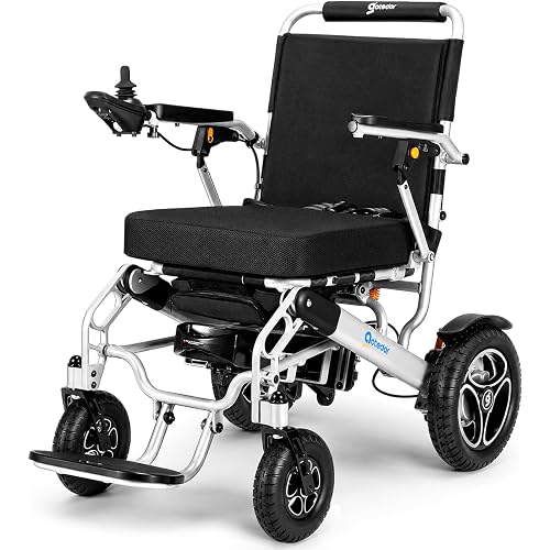 Aotedor Electric Wheelchair for Adults, 35 Miles Long Range with Dual Batteries, Foldable Power Wheelchair with Dual Brushless Motors, 330 lbs Capacity, Airline Friendly Motorized Wheelchair