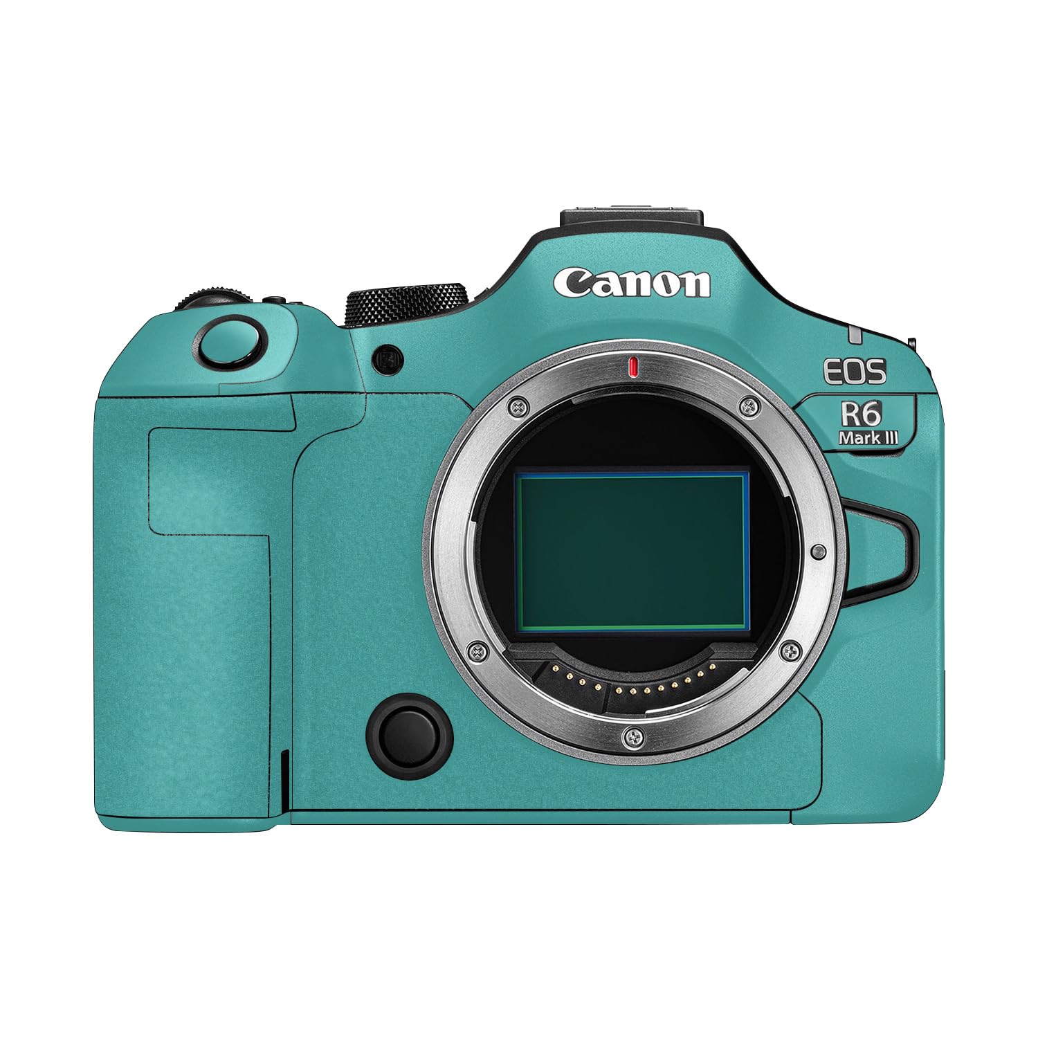 Camera Skin Compatible with Canon EOS R6 Mark III (2025) - Solid Turquoise - Premium 3M Vinyl Protective Wrap Decal Cover - Easy to Apply | Crafted in the USA by MightySkins
